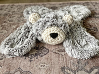 Grey Frosted Bear Lovey