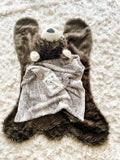 Little Bear Blanket - Grey Fawn