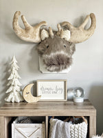 Grey Moose Wall Mount