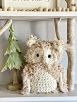 Small Owl Plush - Beige