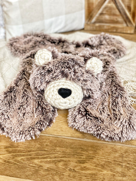 Brown Frosted Bear Lovey