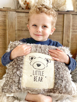 Little Bear Pillow Grey Fawn