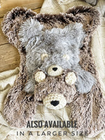 Little Bear Lovey - Grey Minky